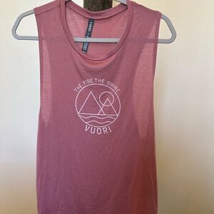 Vuori Mauve Muscle Tee for Women